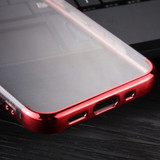 For iPhone 12 Pro Max Case Electroplated TPU Protective Soft Cover, Red | iCoverLover Australia