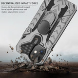 For iPhone 12 Pro Max (6.7in) Case Tough Armour Protective Cover with Magnetic Ring Holder Grey | iCoverLover Australia