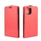 For iPhone 12 mini Case Texture Single Vertical Flip Leather Protective Case , Card Slots & Photo Frame, Red | iCoverLover Australia