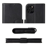 For iPhone 12 mini (5.4in) Case iCoverLover Black Genuine Cow Leather Wallet Folio Case | iCoverLover Australia