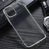 For iPhone 12 mini Case Electroplated TPU Protective Soft Cover, Silver | iCoverLover Australia