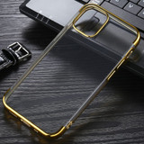 For iPhone 12 mini Case Electroplated TPU Protective Soft Cover, Gold | iCoverLover Australia