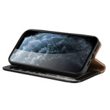 For iPhone 12 Pro Max (6.7in) Case, Genuine Leather Crocodile Pattern Wallet Flip Cover, Black | iCoverLover Australia