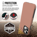For iPhone 12 Pro Max (6.7in) Case, Shockproof Protective Cover Camel | iCoverLover Australia