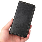 For iPhone 12 mini (5.4in) Case PU Leather Flip Wallet Protective Cover Kickstand Black | iCoverLover Australia