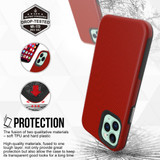 For iPhone 12 mini (5.4in) Case Armour Shockproof Strong Light Slim Cover Red | iCoverLover Australia