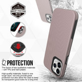 For iPhone 12/12 Pro (6.1in) Case Armour Shockproof Strong Light Slim Cover Rose Gold | iCoverLover Australia