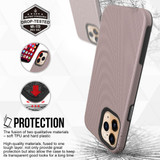 For iPhone 12 Pro Max (6.7in) Case Armour Shockproof Strong Light Slim Cover Rose Gold | iCoverLover Australia