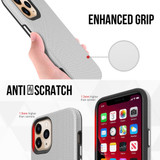 For iPhone 12 Pro Max (6.7in) Case Armour Shockproof Strong Light Slim Cover Silver | iCoverLover Australia