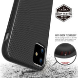 For iPhone 12/12 Pro (6.1in) Case Snap Armour Thin Light Shockproof Cover, Black | iCoverLover Australia