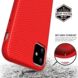 For iPhone 12/12 Pro (6.1in) Case Snap Armour Thin Light Shockproof Cover, Red | iCoverLover Australia