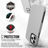 For iPhone 12/12 Pro (6.1in) Case Armour Shockproof Strong Light Slim Cover Silver | iCoverLover Australia