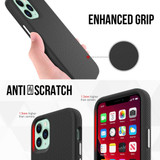 For iPhone 12 mini (5.4in) Case Armour Shockproof Strong Light Slim Cover Black | iCoverLover Australia