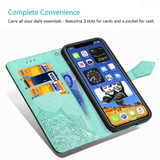 For iPhone 12 Pro Max Case Halfway Mandala Pattern Folio PU Leather Case,Holder, Card Slots, Wallet, Lanyard, Grey | iCoverLover Australia