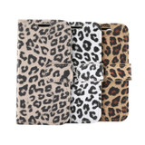 For iPhone 12 mini Case Leopard Print Pattern Folio PU Leather Case,Card Slot and Holder, White | iCoverLover Australia