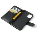 For iPhone 11 Pro Case iCoverLover Black Genuine Cow Leather Wallet Folio Case | iCoverLover Australia