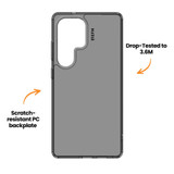 For Samsung Galaxy S25+ Plus EFM Zurich Case Armour, Smoke Black | iCoverLover Australia
