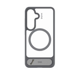 For Samsung Galaxy S25+ Plus EFM Alta Cover Case with D3O BIO Compatible with MagSafe, Grey Clear | iCoverLover Australia