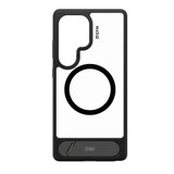 For Samsung Galaxy S25 Ultra EFM Alta Case with D3O BIO Compatible with MagSafe, Black Clear | iCoverLover Australia