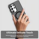 For Samsung Galaxy S25 Ultra 5G Case - Durable Acrylic + TPU, MagSafe Compatible Scratch-Resistant Cover, Black | iCoverLover Australia