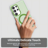 For Samsung Galaxy S25 Ultra 5G Case - Durable Acrylic + TPU, MagSafe Compatible Scratch-Resistant Cover, Green | iCoverLover Australia