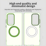 For Samsung Galaxy S25 Ultra 5G Case - Durable Acrylic + TPU, MagSafe Compatible Scratch-Resistant Cover, Green | iCoverLover Australia