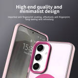 For Samsung Galaxy S25 5G Case - Durable Acrylic + TPU, MagSafe Compatible Scratch-Resistant Cover, Red | iCoverLover Australia