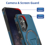 For Samsung Galaxy S25 5G Case, MagSafe Compatible, Kickstand Protective Cover, Dark Blue | iCoverLover Australia