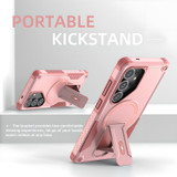 For Samsung Galaxy S25 5G Case, MagSafe Compatible, Kickstand Protective Cover, Pink | iCoverLover Australia