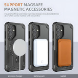 For Samsung Galaxy S25 5G Case, MagSafe Compatible, Kickstand Protective Cover, Black | iCoverLover Australia