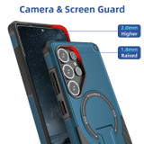 For Samsung Galaxy S25 Ultra 5G Case, MagSafe Compatible, Kickstand Protective Cover, Dark Blue | iCoverLover Australia