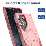 For Samsung Galaxy S25 Ultra 5G Case, MagSafe Compatible, Kickstand Protective Cover, Pink | iCoverLover Australia