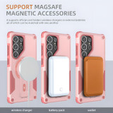 For Samsung Galaxy S25 Ultra 5G Case, MagSafe Compatible, Kickstand Protective Cover, Pink | iCoverLover Australia