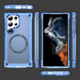 For Samsung Galaxy S25 Ultra Case - MagSafe compatible, Shock-Absorbent Protective Cover, Clear Blue | iCoverLover Australia