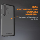 For Samsung Galaxy S24+ Plus Case EFM Volta Armour D3O BIO Cover, Clear Black | iCoverLover Australia