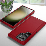 For Samsung Galaxy S24 Ultra 5G Case, 3-Layer Shock-Absorbent Protective Cover, Red + Black | iCoverLover Australia