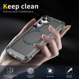 For Samsung Galaxy S25+ Plus Case - MagSafe compatible, Shock-Absorbent Protective Cover, Clear Black | iCoverLover Australia