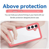 For Samsung Galaxy S24+ Plus Case - Durable Acrylic + TPU, Scratch-Resistant, Easy-Access, Red | iCoverLover Australia
