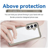 For Samsung Galaxy S24+ Plus Case - Durable Acrylic + TPU, Scratch-Resistant, Easy-Access, Clear Grey | iCoverLover Australia