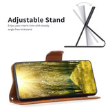For Samsung Galaxy S24 Ultra Case - Lychee Folio Wallet PU Leather Cover, Kickstand, Brown | iCoverLover Australia