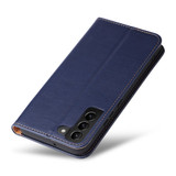For Samsung Galaxy S24+ Plus Case Leather Flip Wallet Folio Cover Blue | iCoverLover Australia