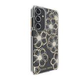 For Samsung Galaxy S24+ Plus Case-Mate Floral Gems Cover, Gold | iCoverLover Australia