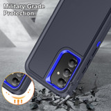 For Samsung Galaxy S24 5G Case, 3-Layer Shock-Absorbent Protective Cover, Dark Blue + Royal Blue | iCoverLover Australia