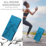 For Samsung Galaxy S26 Case - Embossed Butterfly PU Leather Wallet Cover