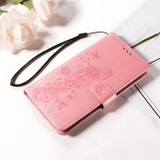 For Samsung Galaxy S26 Case - Embossed Butterfly PU Leather Wallet Cover