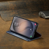 Samsung Galaxy S26+ Blue Leather Wallet Folio Cover