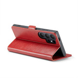Samsung Galaxy S26 Ultra Red Leather Flip Folio Case