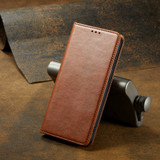 Samsung Galaxy S26 Brown Leather Wallet Cover