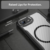 For iPhone 17e Compatible with MagSafe Case – Sleek Carbon Fiber Design for Secure Grip & Protection, Black | iCoverLover.com.au