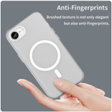 For iPhone 17e Compatible with MagSafe Case – Frosted Translucent, Full Coverage & Drop Protection, White | iCoverLover.com.au